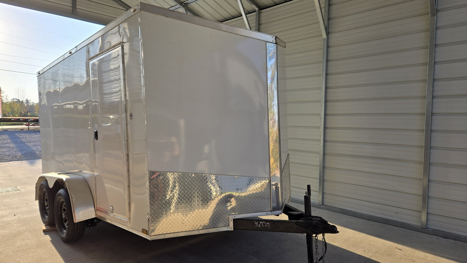 Used USED 2023 Spartan Cargo 7X12 TA Enclosed Trailer