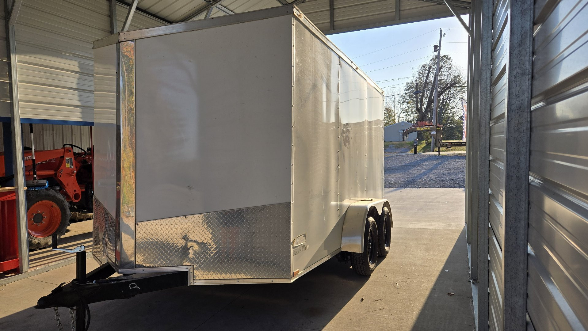 Used USED 2023 Spartan Cargo 7X12 TA Enclosed Trailer