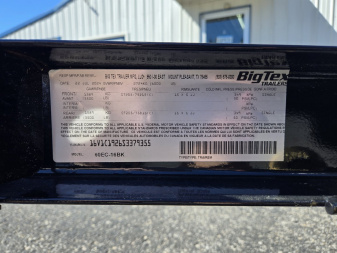 New 2025 BIG TEX TRAILERS 60EC-16BK Car Hauler