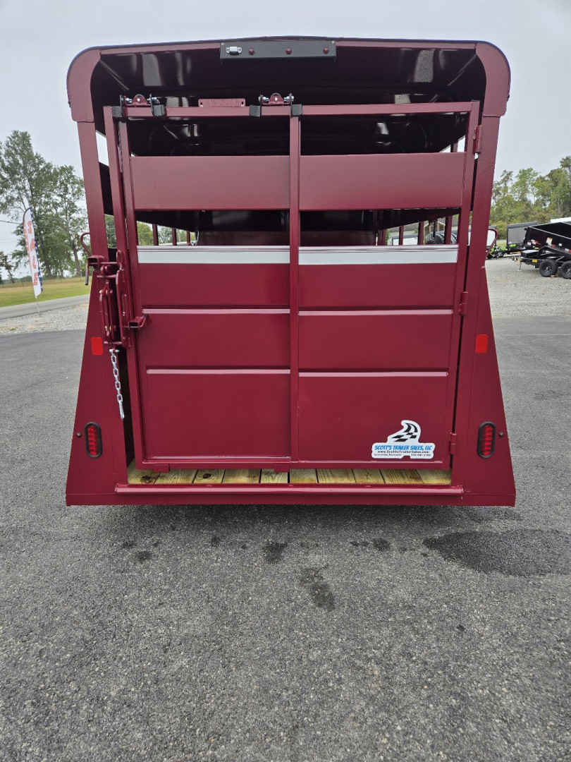 New 2025 Valley Trailers 26014 6'X14'X6'6" Stock Trailer Bumper Pull