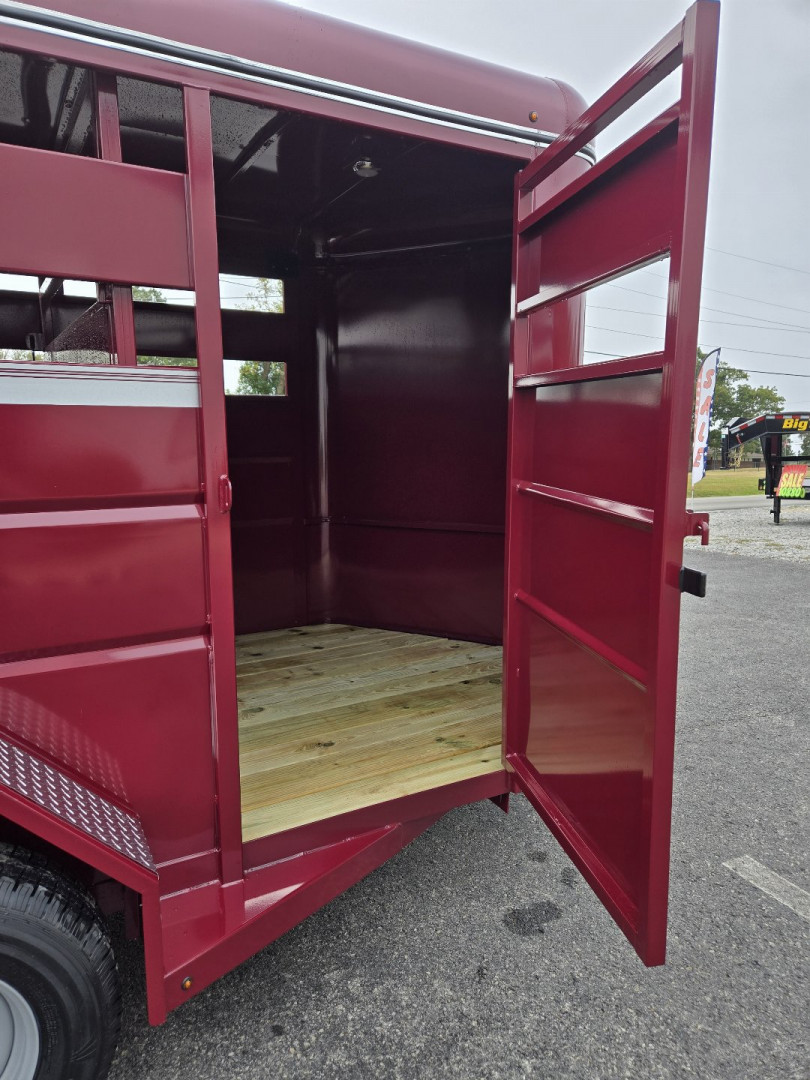 New 2025 Valley Trailers 26014 6'X14'X6'6" Stock Trailer Bumper Pull