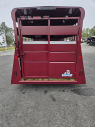 New 2025 Valley Trailers 26014 6'X14'X6'6" Stock Trailer Bumper Pull