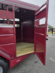 New 2025 Valley Trailers 26014 6'X14'X6'6" Stock Trailer Bumper Pull
