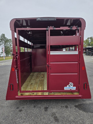 New 2025 Valley Trailers 26014 6'X14'X6'6" Stock Trailer Bumper Pull