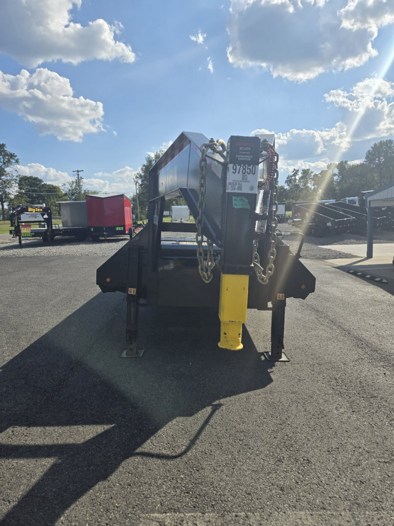 Used USED 2024 Big Tex Trailers 20'+5' Flatbed Trailer W/ Mega Ramps