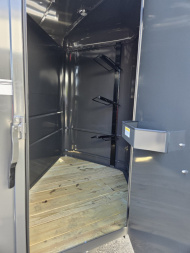 New 2025 VALLEY TRAILERS 2 Horse Economy Slant 14' x 6'8" x 7' (2800) Stock / Stock Combo Trailer