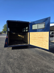 New 2025 VALLEY TRAILERS 3 Horse Slant Tack 18' x 6'8" x 7' (3820) Thoroughbred Stock / Stock Combo Trailer