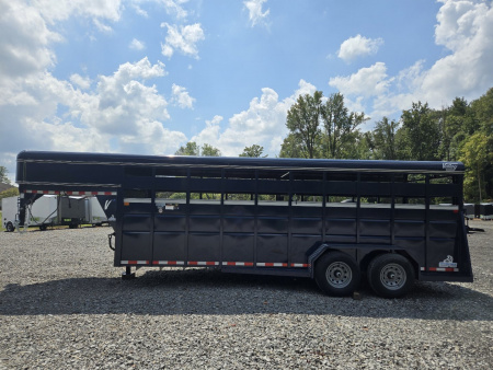 New 2025 VALLEY TRAILERS 20' x 6'8" x 6’6" Stock (76820) Stock / Stock Combo Trailer