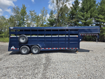 New 2025 VALLEY TRAILERS 20' x 6'8" x 6’6" Stock (76820) Stock / Stock Combo Trailer