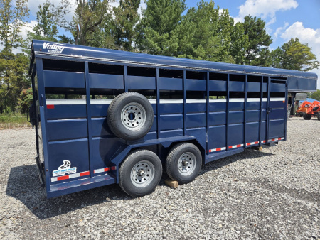 New 2025 VALLEY TRAILERS 20' x 6'8" x 6’6" Stock (76820) Stock / Stock Combo Trailer