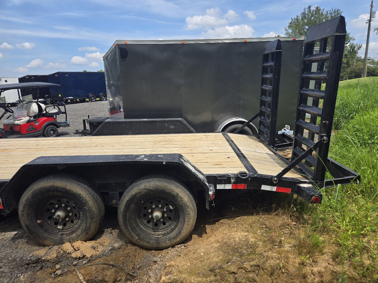 Used USED 2022 Load Trail 7X18 Car Hauler Car Hauler