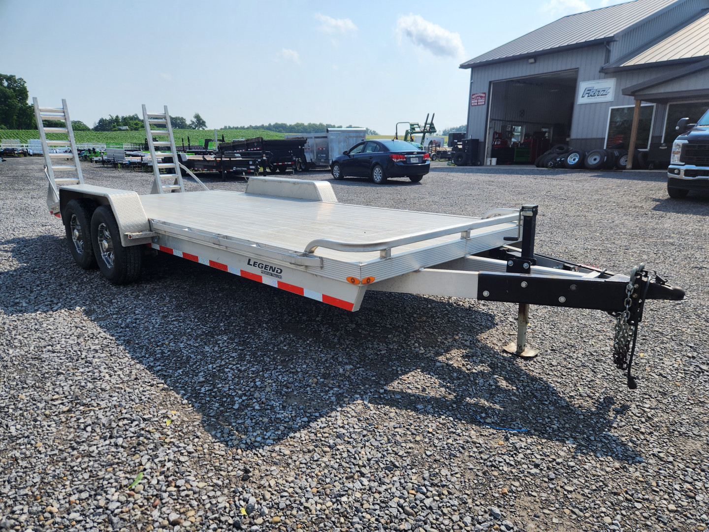 Used 2022 LEGEND TRAILERS 7X20HEQTA70 Equipment Trailer