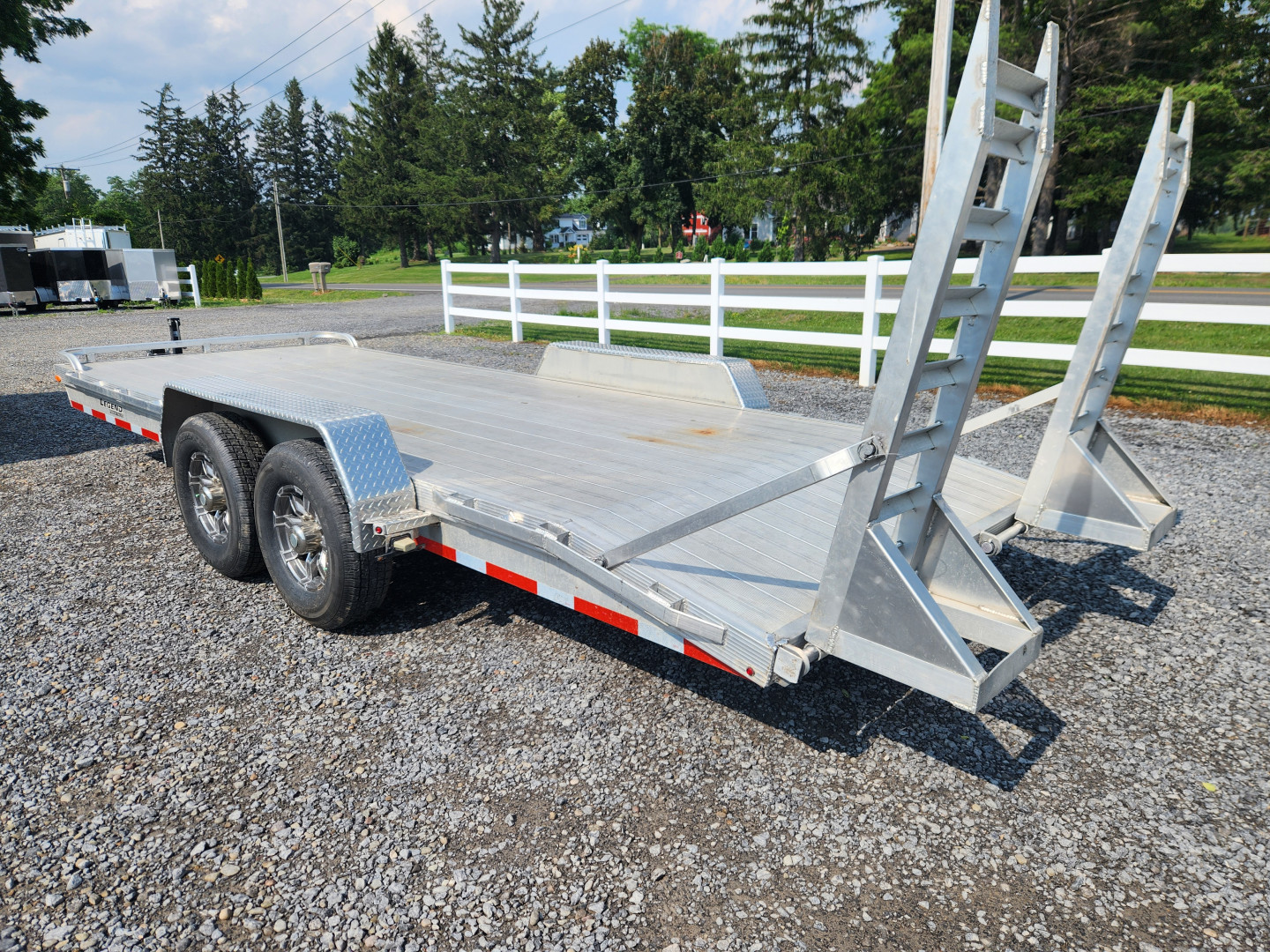 Used 2022 LEGEND TRAILERS 7X20HEQTA70 Equipment Trailer