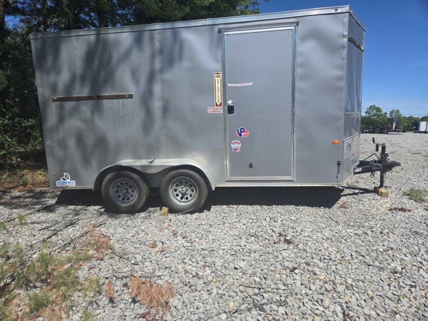 Used USED 2022 Rock Solid Cargo 7x14 Cargo / Enclosed Trailer