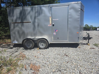 Used USED 2022 Rock Solid Cargo 7x14 Cargo / Enclosed Trailer