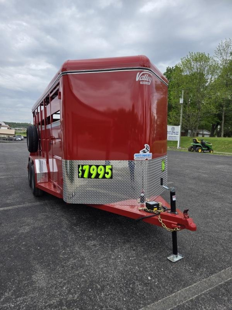New 2025 Valley Trailers 16' x 6' x 6'6" Stock Specialty (26016) Stock / Stock Combo Trailer