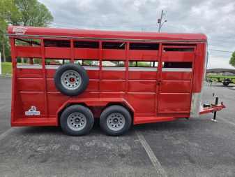 New 2025 Valley Trailers 16' x 6' x 6'6" Stock Specialty (26016) Stock / Stock Combo Trailer