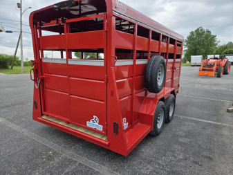New 2025 Valley Trailers 16' x 6' x 6'6" Stock Specialty (26016) Stock / Stock Combo Trailer