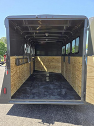 New 2025 Valley Trailers 6'8"x18'x7' Thoroughbred 3 Horse Slant w/ Tack (3820)