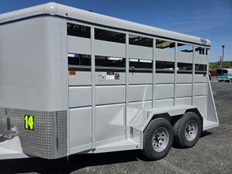 New 2025 Valley Trailers 6'X14' Stock Trailer 6'6" Height Stock / Stock Combo Trailer