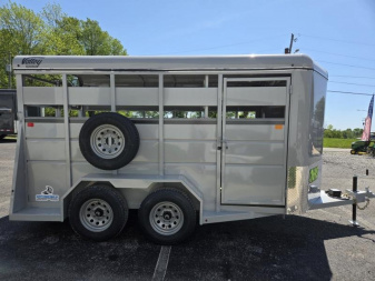 New 2025 Valley Trailers 6'X14' Stock Trailer 6'6" Height Stock / Stock Combo Trailer