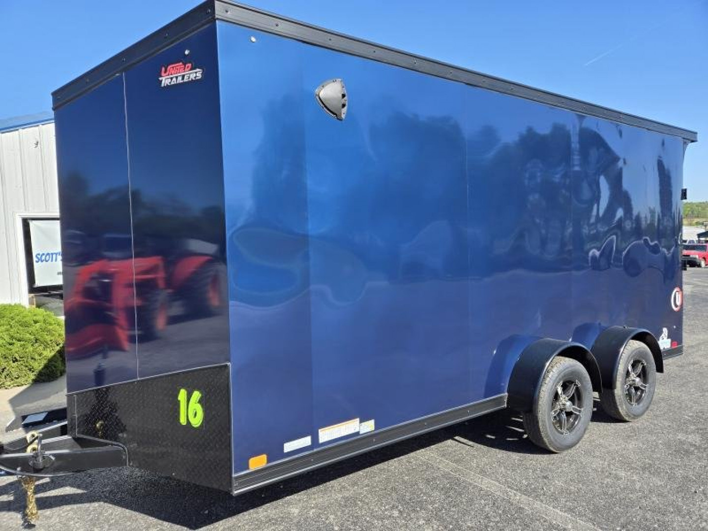 New 2024 United Trailers 7X16 Cargo / Enclosed Trailer