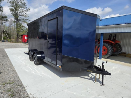 New 2024 United Trailers 7X16 Cargo / Enclosed Trailer