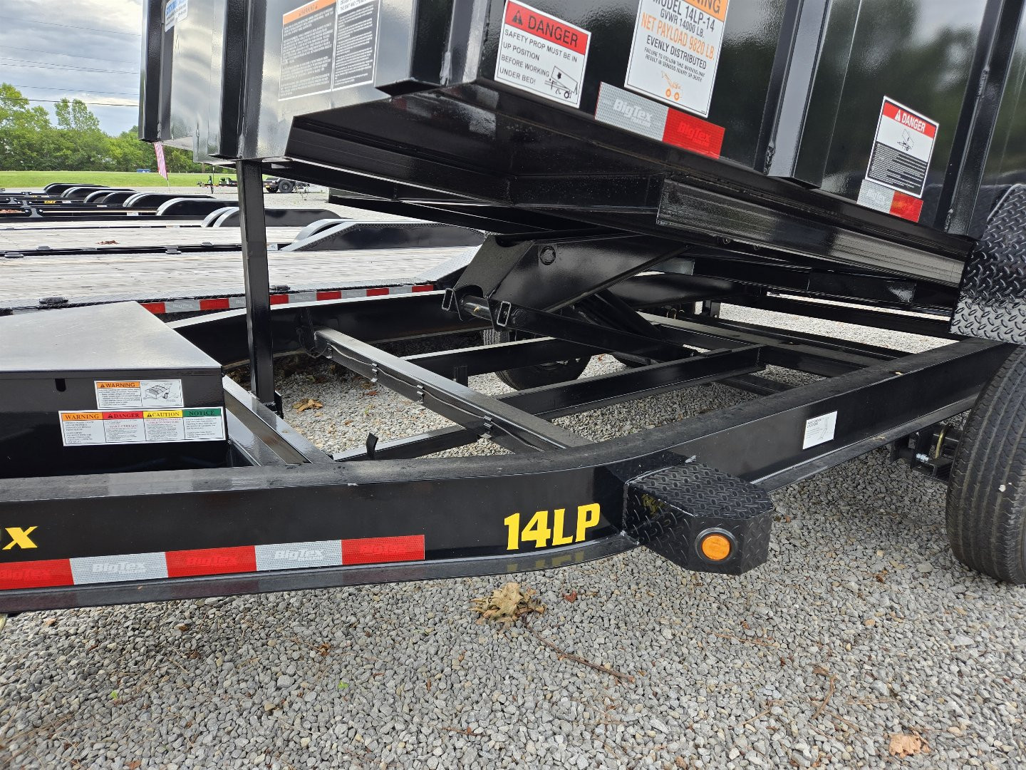New 2024 Big Tex Trailers 14LP-14' W/ 4' Sides Trailer