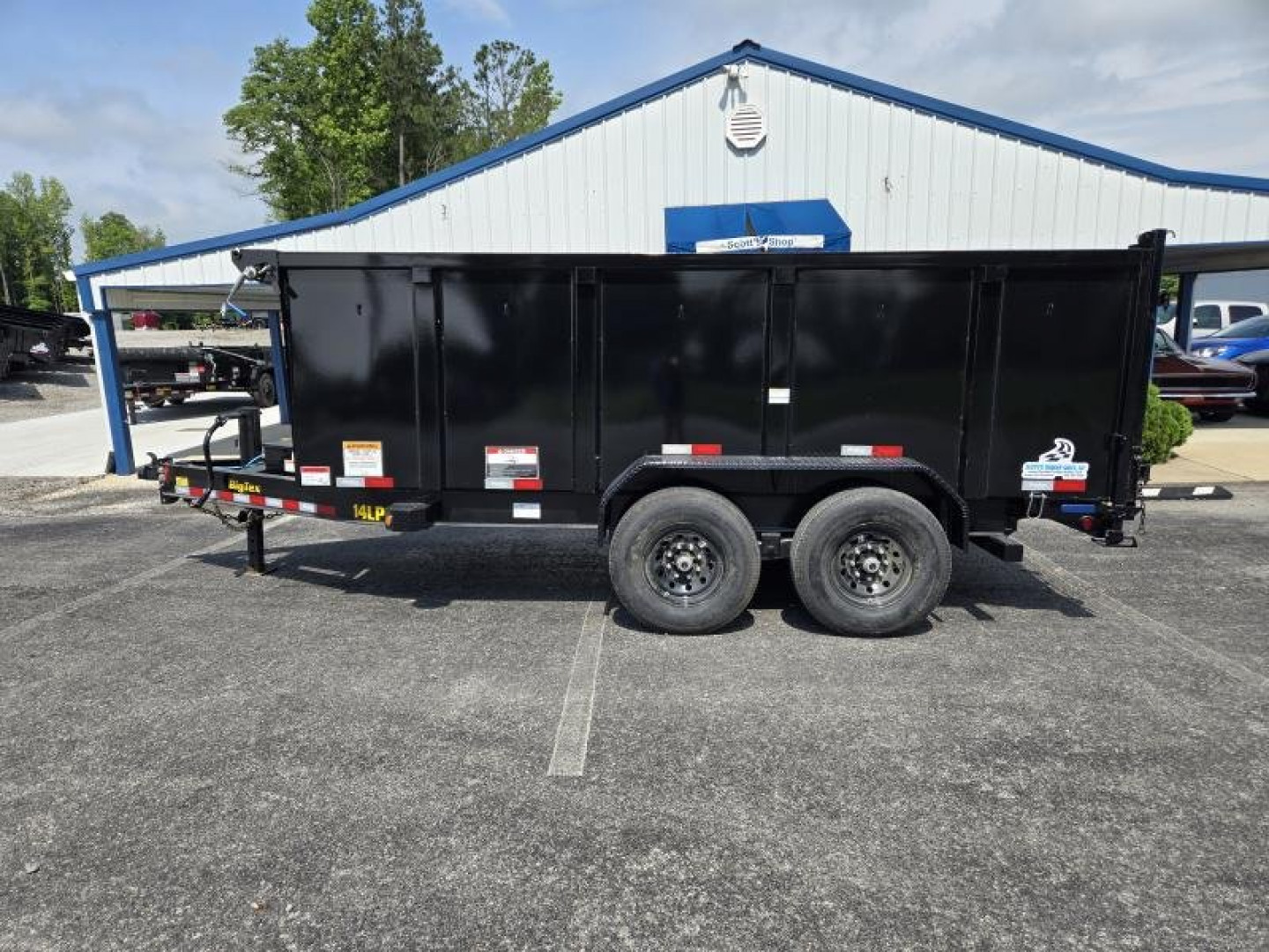 New 2024 Big Tex Trailers 14LP-14' W/ 4' Sides Trailer