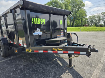 New 2024 Big Tex Trailers 14LP-14' W/ 4' Sides Trailer