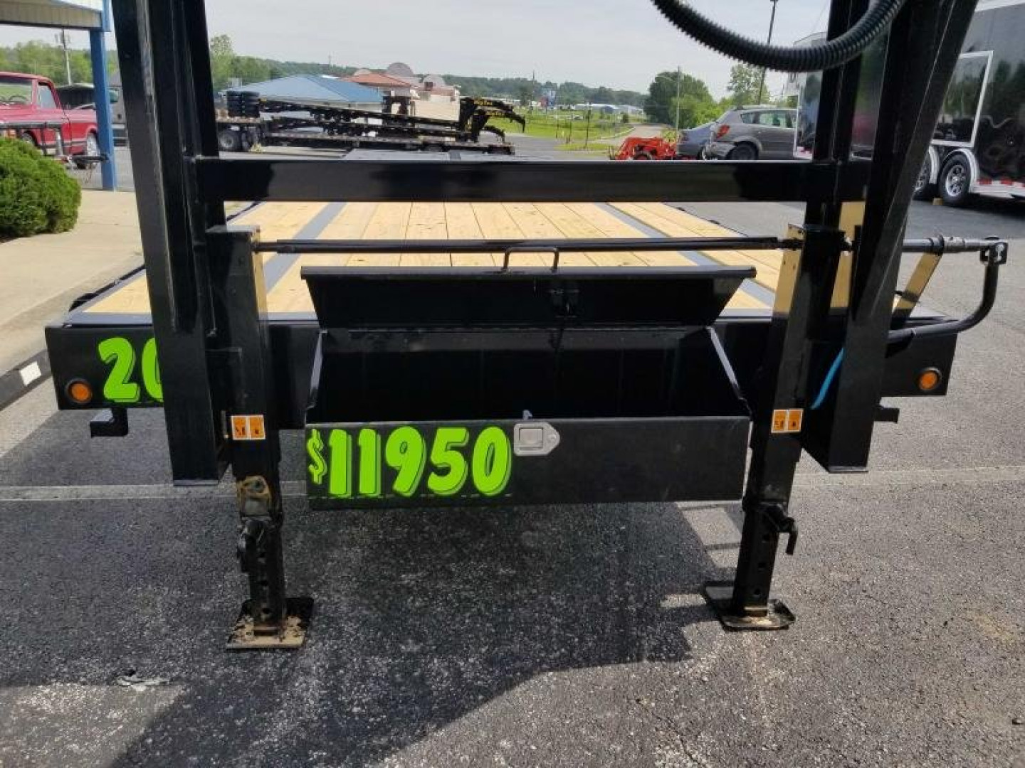 New 2023 Big Tex Trailers 20' Flatbed Gooseneck Trailer w/ 5' Mega Ramps