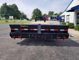 New 2023 Big Tex Trailers 20' Flatbed Gooseneck Trailer w/ 5' Mega Ramps