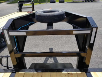 New 2023 Big Tex Trailers 20' Flatbed Gooseneck Trailer w/ 5' Mega Ramps