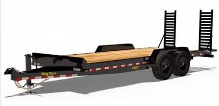 New 2024 Big Tex Trailers 16ET 20' Equipment Trailer w/ Mega Ramps