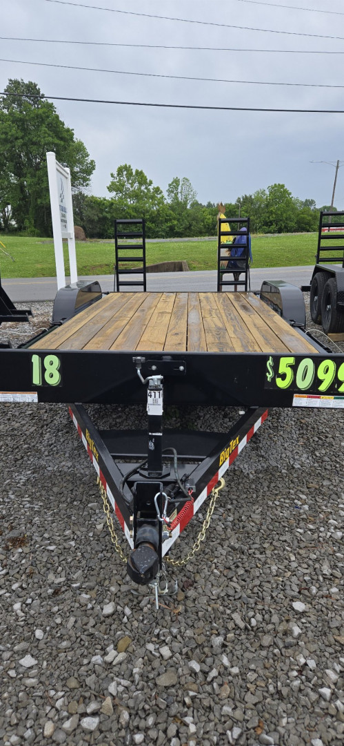 New 2023 Big Tex Trailers 18' Equipment Trailer w/ Knee Ramps