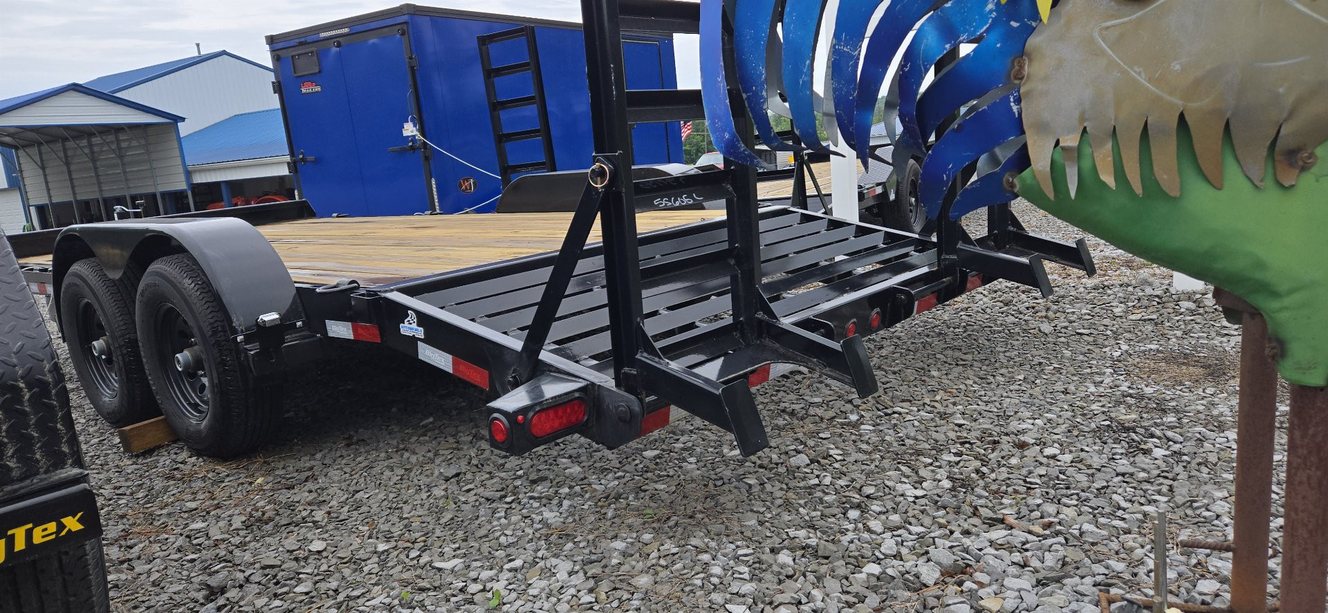 New 2023 Big Tex Trailers 18' Equipment Trailer w/ Knee Ramps