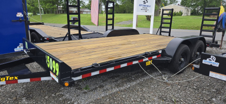 New 2023 Big Tex Trailers 18' Equipment Trailer w/ Knee Ramps