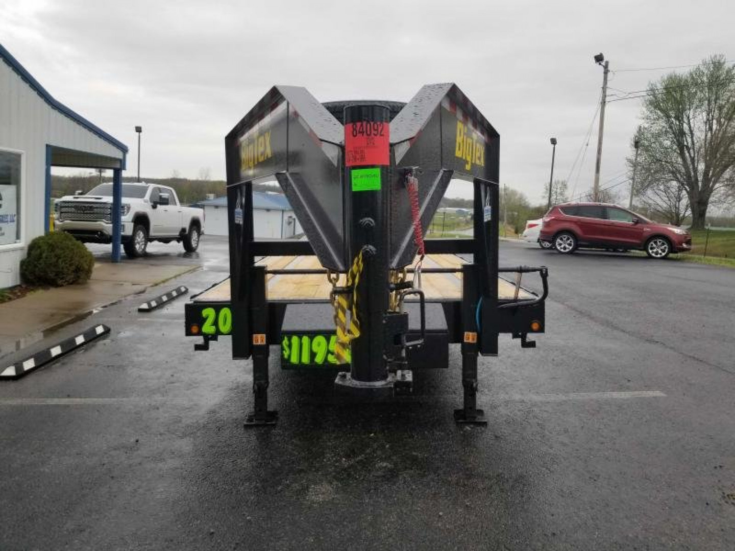 New 2024 Big Tex Trailers 20' Flatbed Gooseneck Trailer w/ 5' Mega Ramps