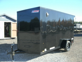 New 2025 Pace American 6 x 12 Cargo - Journey Se Ft V-nose Single Cargo / Enclosed Trailer