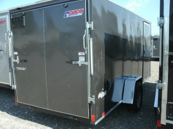 New 2025 Pace American 6 x 14 w/brake Cargo - Outback Dlx Ft V-nose Single Cargo / Enclosed Trailer
