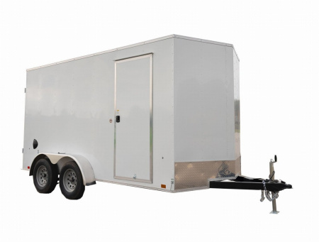 New 2024 Pace American 7 x 14  Cargo - Outback Dlx Ft V-nose Tandem Cargo / Enclosed Trailer