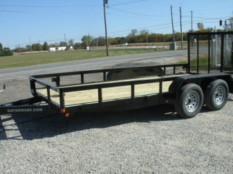 New 2025 GATORMADE TRAILERS Tandem Axle Utility 16' Utility Trailer