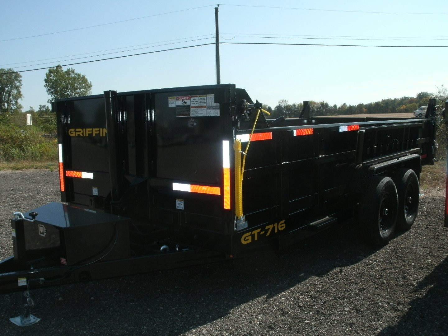 New 2025 GRIFFIN TRAILERS 82 x 16 Dump Trailer