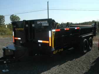 New 2025 GRIFFIN TRAILERS 82 x 16 Dump Trailer