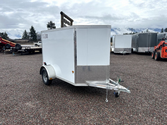 New 2025 ALCOM 5' X 8' Cargo / Enclosed Trailer