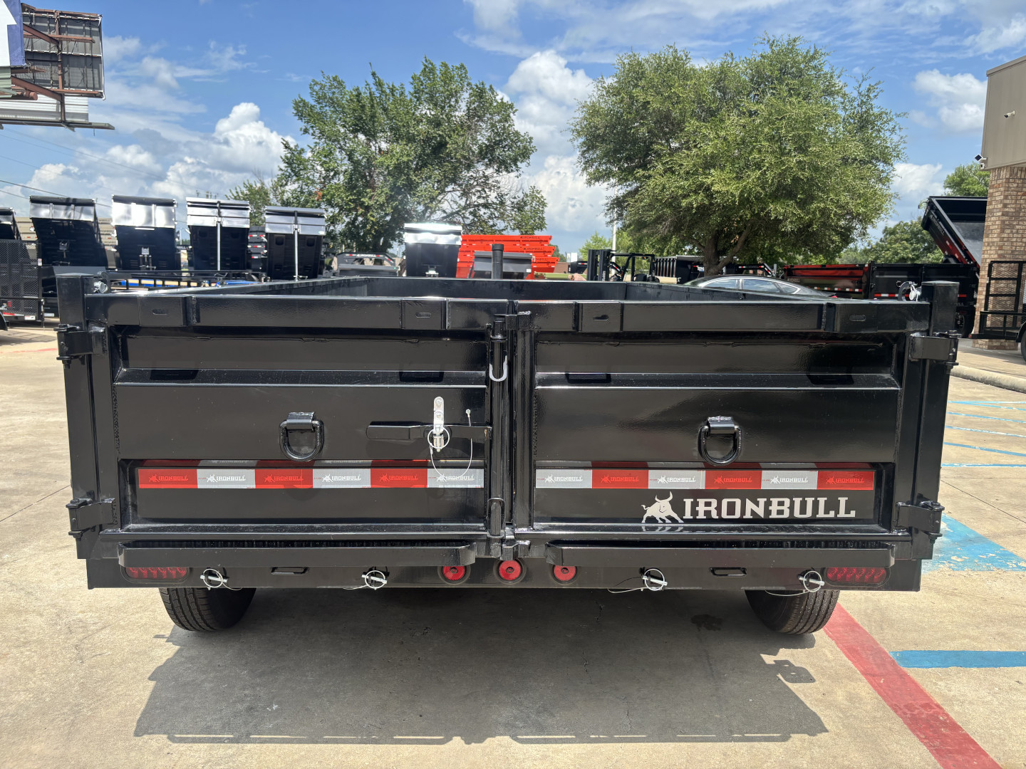 New 2026 Iron Bull DTB14 7x14X2 Dump Trailer