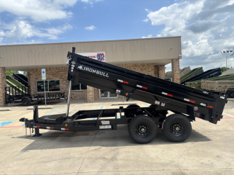 New 2026 Iron Bull DTB14 7x14X2 Dump Trailer