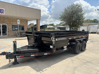 New 2026 Iron Bull DTB14 7x14X2 Dump Trailer
