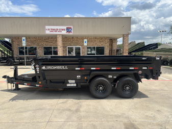 New 2026 Iron Bull DTB14 7x14X2 Dump Trailer