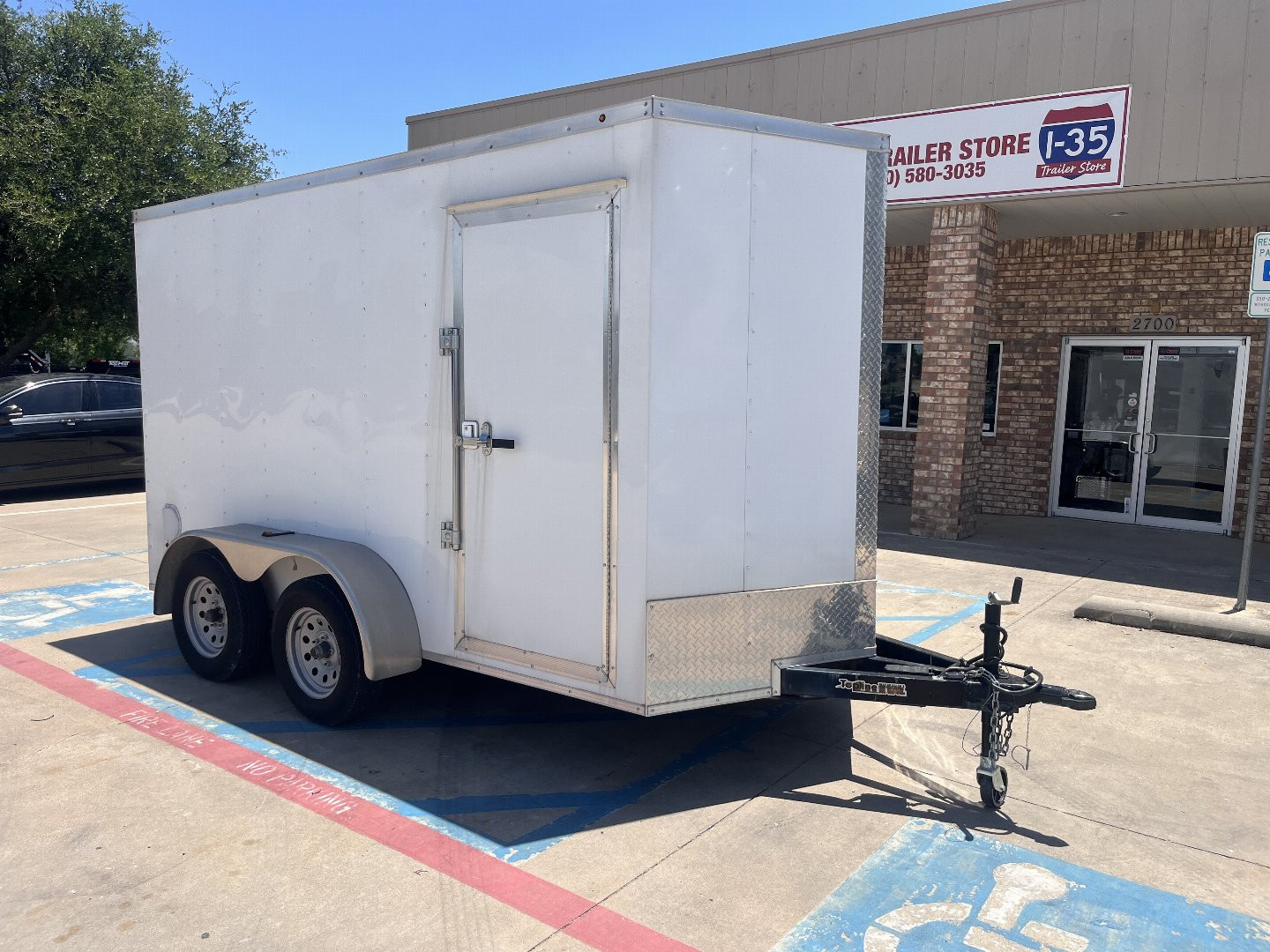 Used 2021 Salvation Trailers 6x12 Tandem axle Cargo / Enclosed Trailer